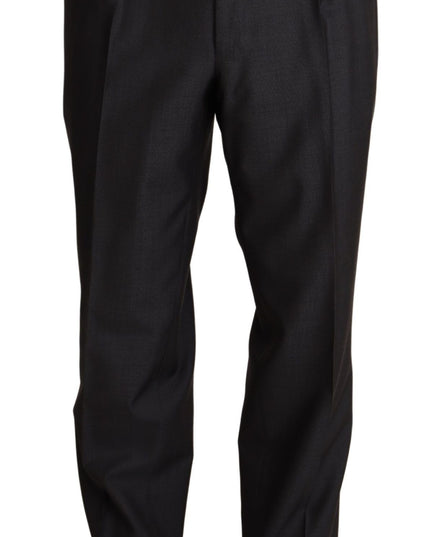 Dolce & Gabbana Gray Wool Blend Formal Trousers Pants