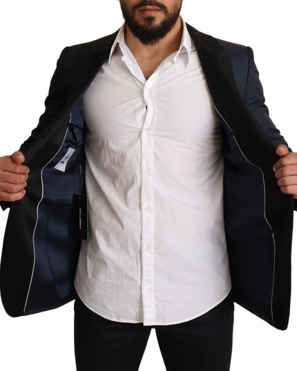 Dolce & Gabbana Blue Wool Slim Fit MARTINI Blazer Jacket