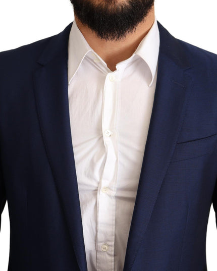 Dolce & Gabbana Navy Blue Slim Fit Jacket MARTINI Blazer