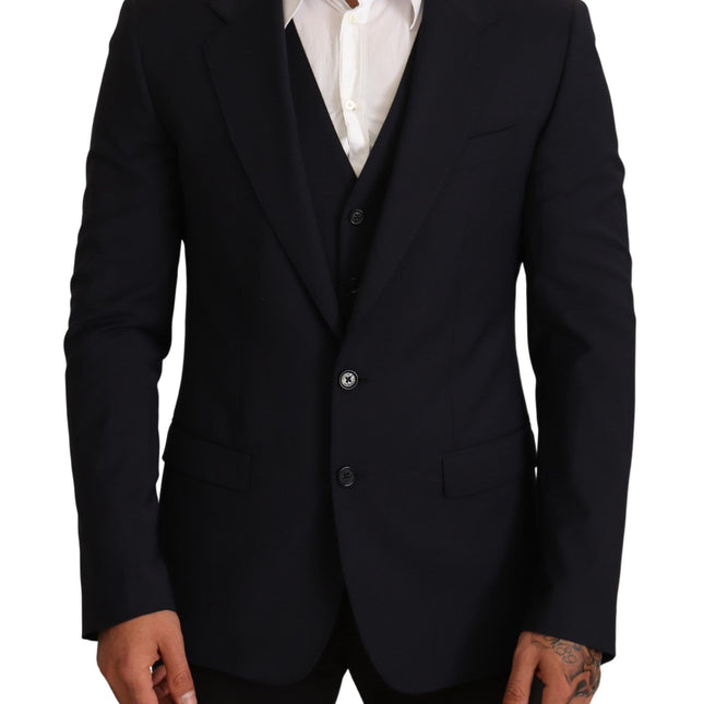 Dolce & Gabbana Blue 2 Piece MARTINI Blazer Suit Jacket