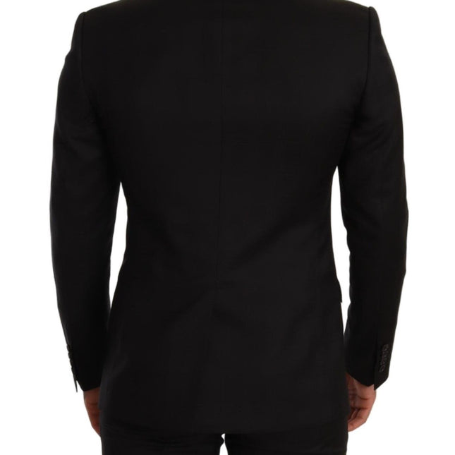 Dolce & Gabbana Black Check MARTINI SLIM FIT 2 Piece Suit