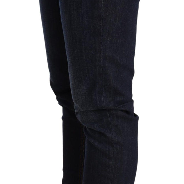 Acht Blue Washed Low Waist Skinny Denim Trouser