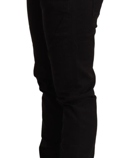 Acht Black Low Waist Skinny Denim Jeans Trouser