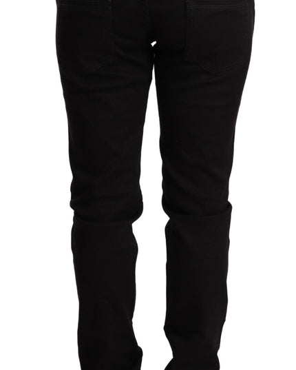 Acht Black Low Waist Skinny Denim Jeans Trouser