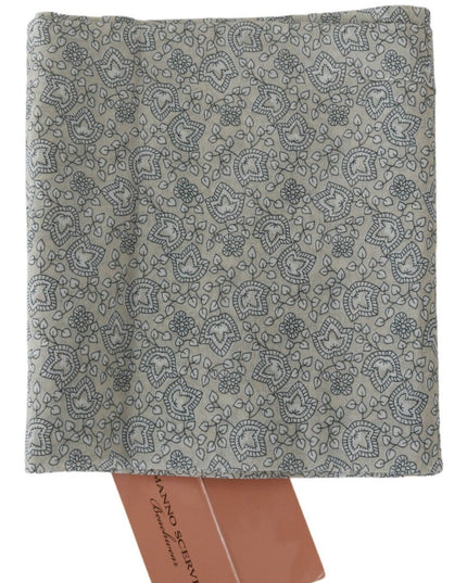 Ermanno Scervino Beige Blue Belt Wrap Beachwear Waist