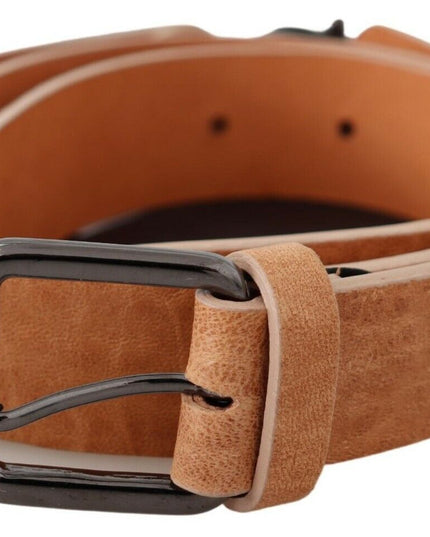 Costume National Light Brown Genuine Leather Belt