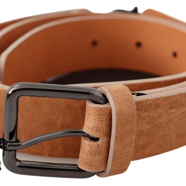 Costume National Light Brown Genuine Leather Belt