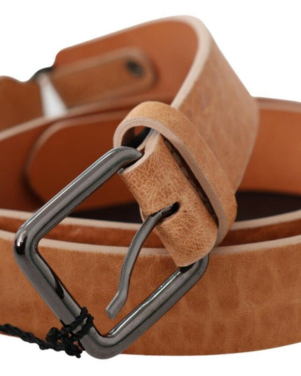 Costume National Light Brown Genuine Leather Belt
