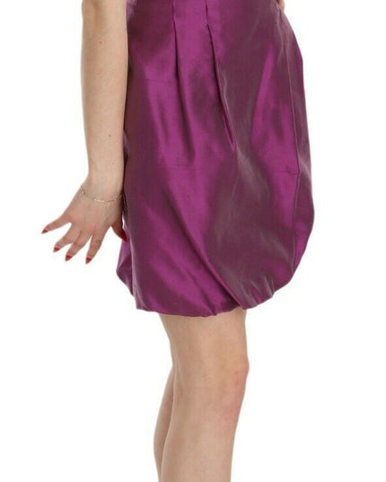 Ermanno Scervino Pink Halter Backless Midi Plain Dress