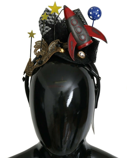 Dolce & Gabbana Rocket Crystal Stars Tiara Diadem Headband