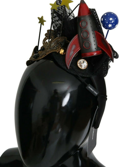 Dolce & Gabbana Rocket Crystal Stars Tiara Diadem Headband