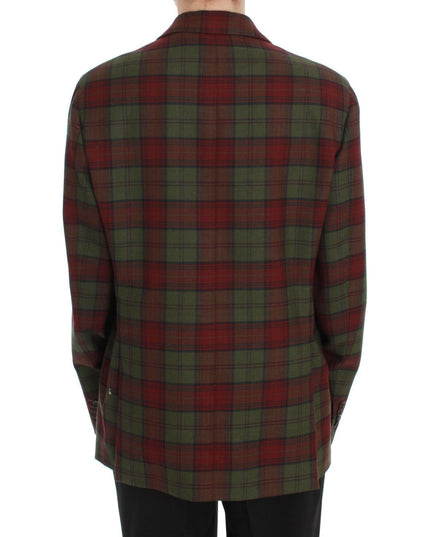 BENCIVENGA Green Wool Double Breasted Bordeaux