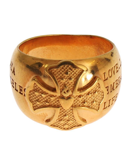 Nialaya Gold Plated 925 Silver Womens Ring