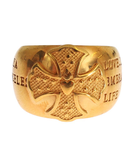 Nialaya Gold Plated 925 Silver Womens Ring