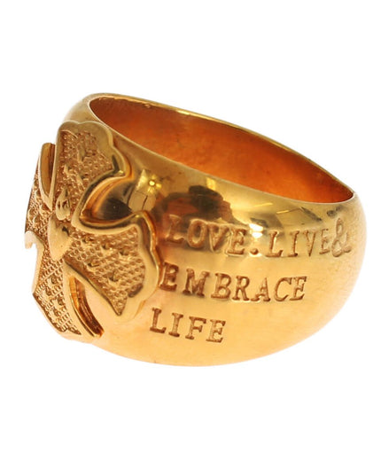 Nialaya Gold Plated 925 Silver Womens Ring