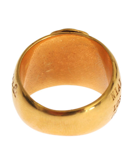 Nialaya Gold Plated 925 Silver Womens Ring