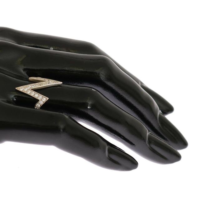 Nialaya Silver Authentic Womens Clear Ring