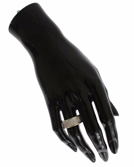 Nialaya Silver Womens CZ 925 Sterling Ring