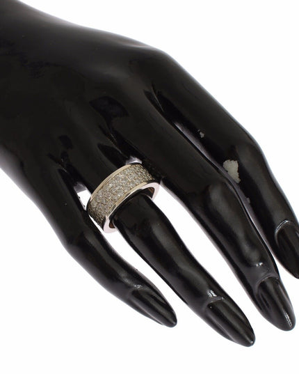 Nialaya Silver Womens CZ 925 Sterling Ring