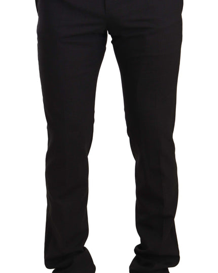 Dolce & Gabbana Blue Velvet Cotton Slim Fit Smoking Suit