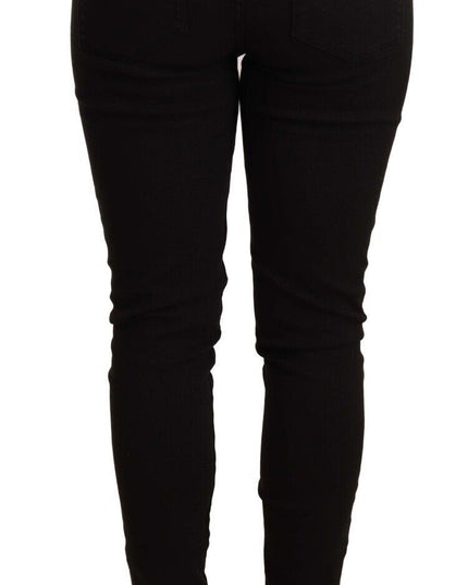 Dolce & Gabbana Black Slim Fit Denim Cotton Stretch Jeans