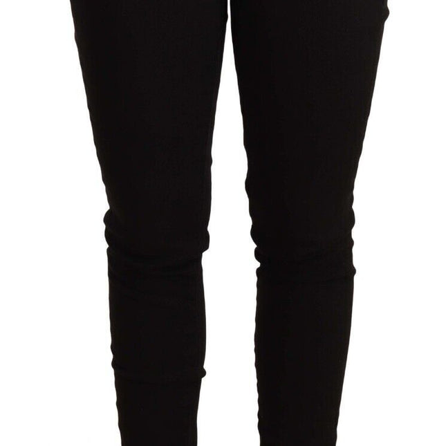 Dolce & Gabbana Black Slim Fit Denim Cotton Stretch Jeans