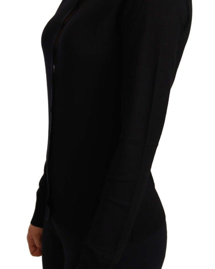 Dolce & Gabbana Black Crewneck Pullover STAFF Sweater Wool