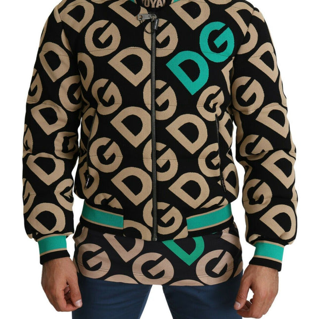 Dolce & Gabbana Multicolor DGMILLENNIALS Logo Print Jacket