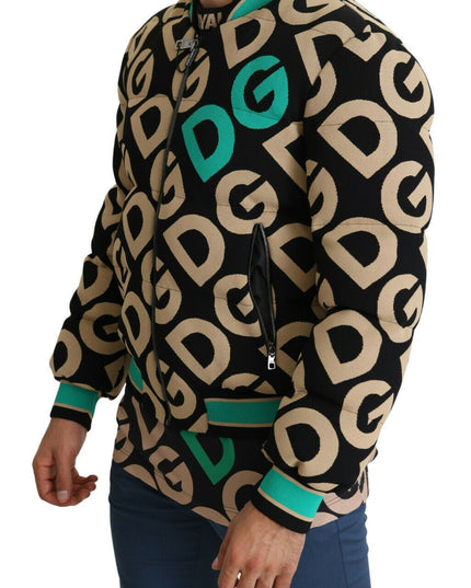 Dolce & Gabbana Multicolor DGMILLENNIALS Logo Print Jacket