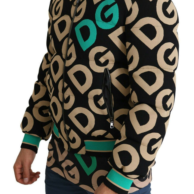 Dolce & Gabbana Multicolor DGMILLENNIALS Logo Print Jacket