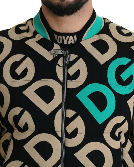 Dolce & Gabbana Multicolor DGMILLENNIALS Logo Print Jacket