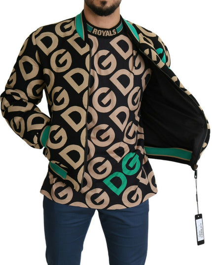 Dolce & Gabbana Multicolor DGMILLENNIALS Logo Print Jacket