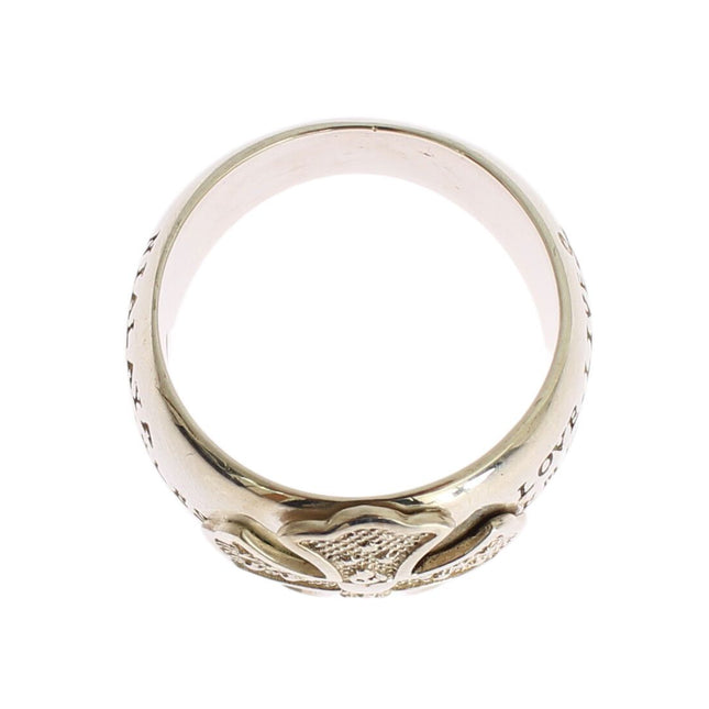 Nialaya Silver Cross Womens 925 Sterling Ring