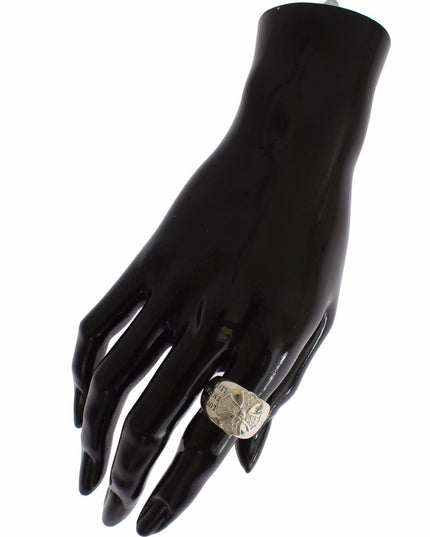 Nialaya Silver Cross Womens 925 Sterling Ring