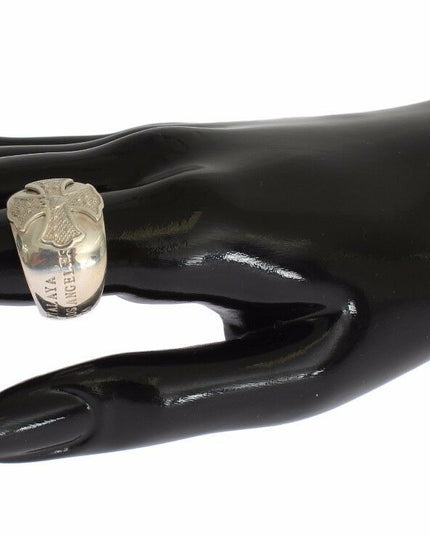 Nialaya Silver Cross Womens 925 Sterling Ring