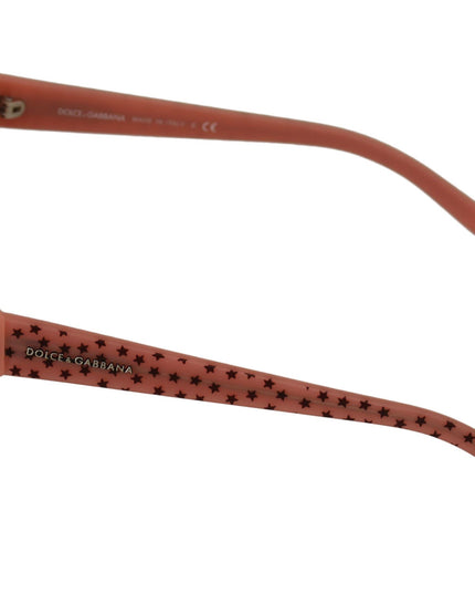 Dolce & Gabbana Brown Stars Acetate Frame Women Shades Sunglasses