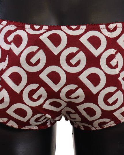 Dolce & Gabbana Multicolor DG Logo Print Slip Bottom Underwear
