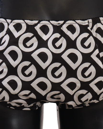 Dolce & Gabbana Multicolor DG Logo Print Slip Bottom Underwear