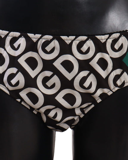 Dolce & Gabbana Multicolor DG Logo Print Slip Bottom Underwear