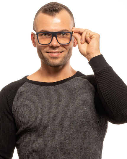 Yohji Yamamoto Blue Plastic Glasses (Frames)