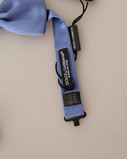 Dolce & Gabbana Purple 100% Silk Adjustable Neck Papillon Bow Tie