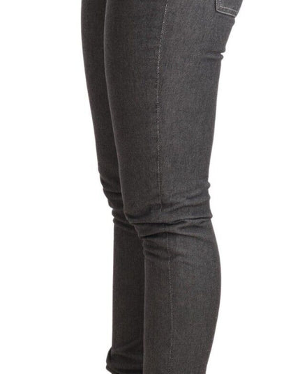 Acht Gray Low Waist Skinny Denim Trouser Jeans