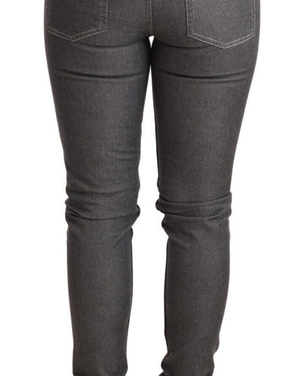 Acht Gray Low Waist Skinny Denim Trouser Jeans