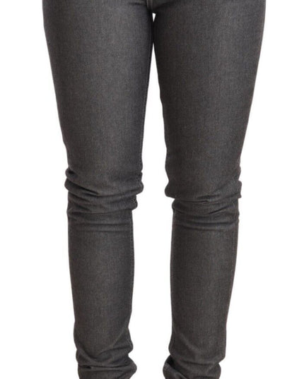 Acht Gray Low Waist Skinny Denim Trouser Jeans