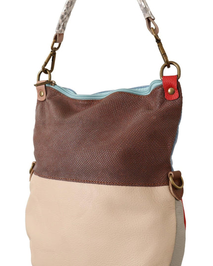 EBARRITO Multicolor Genuine Leather Shoulder Tote Women Handbag