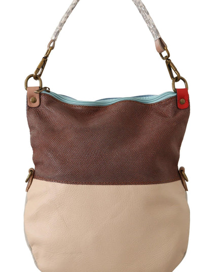 EBARRITO Multicolor Genuine Leather Shoulder Tote Women Handbag