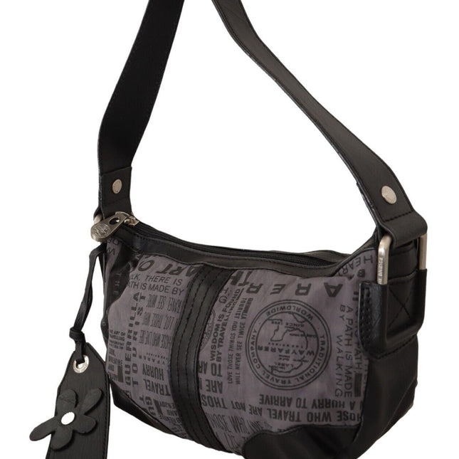 WAYFARER Gray Printed Handbag Shoulder Purse Fabric Bag