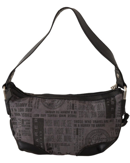 WAYFARER Gray Printed Handbag Shoulder Purse Fabric Bag