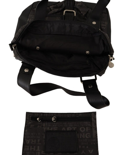 WAYFARER Black Printed Logo Shoulder Handbag Purse Bag