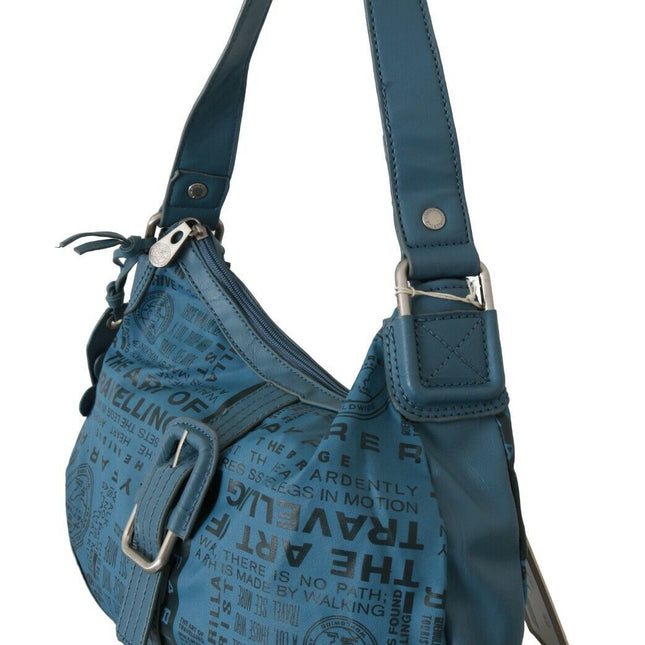 WAYFARER Shoulder Handbag Printed Purse Women Blue